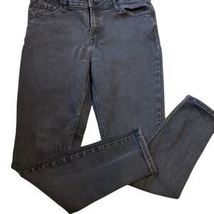 Old Navy Women's Charcoal Rockstar Super Skinny Jeans mid rise size 10